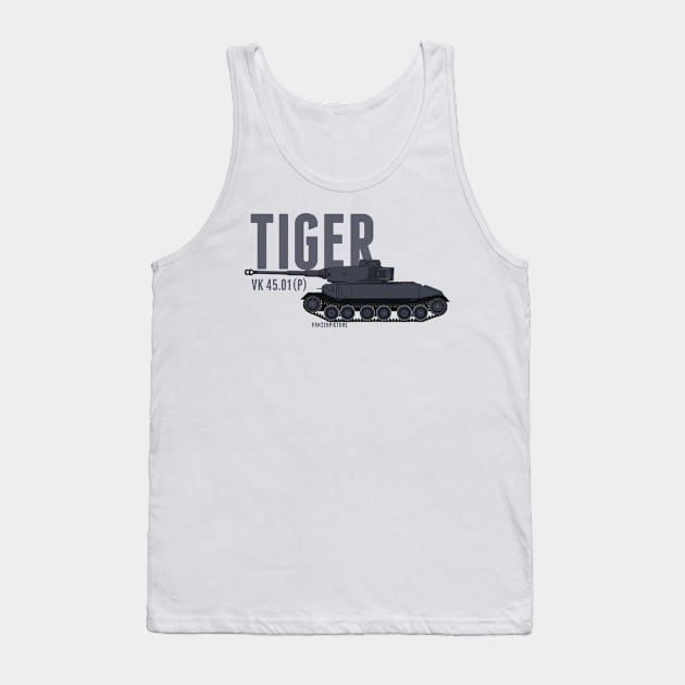 Tiger P Tank Top by Panzerpicture